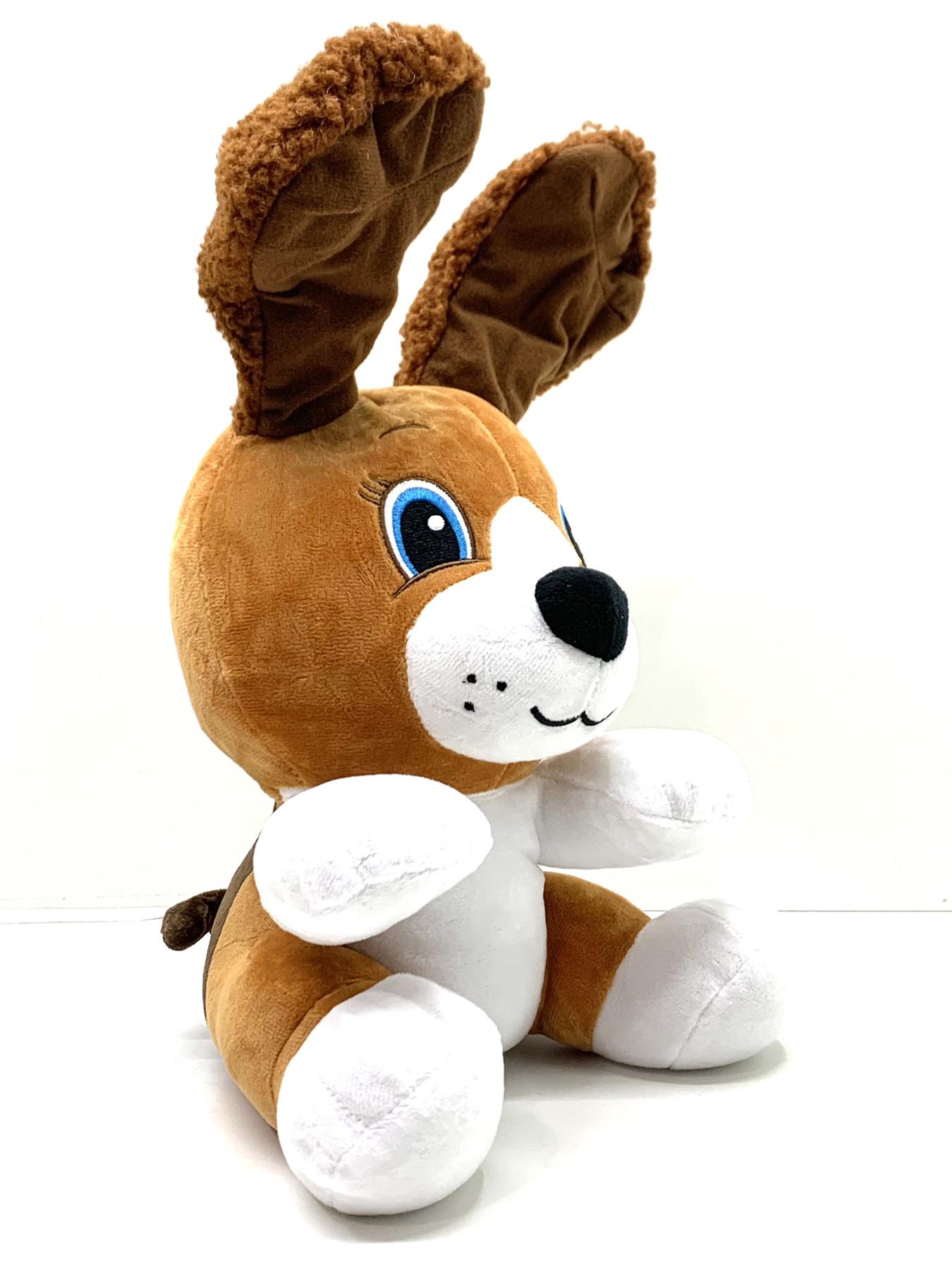 Зайка интерактивный Bambi Пушистые зверята 33 см Коричневый (M 5708 I UA) - фото 3