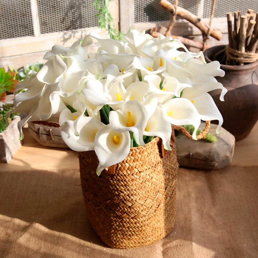 Кала штучна 37 см Білий (AE-016) - фото 7