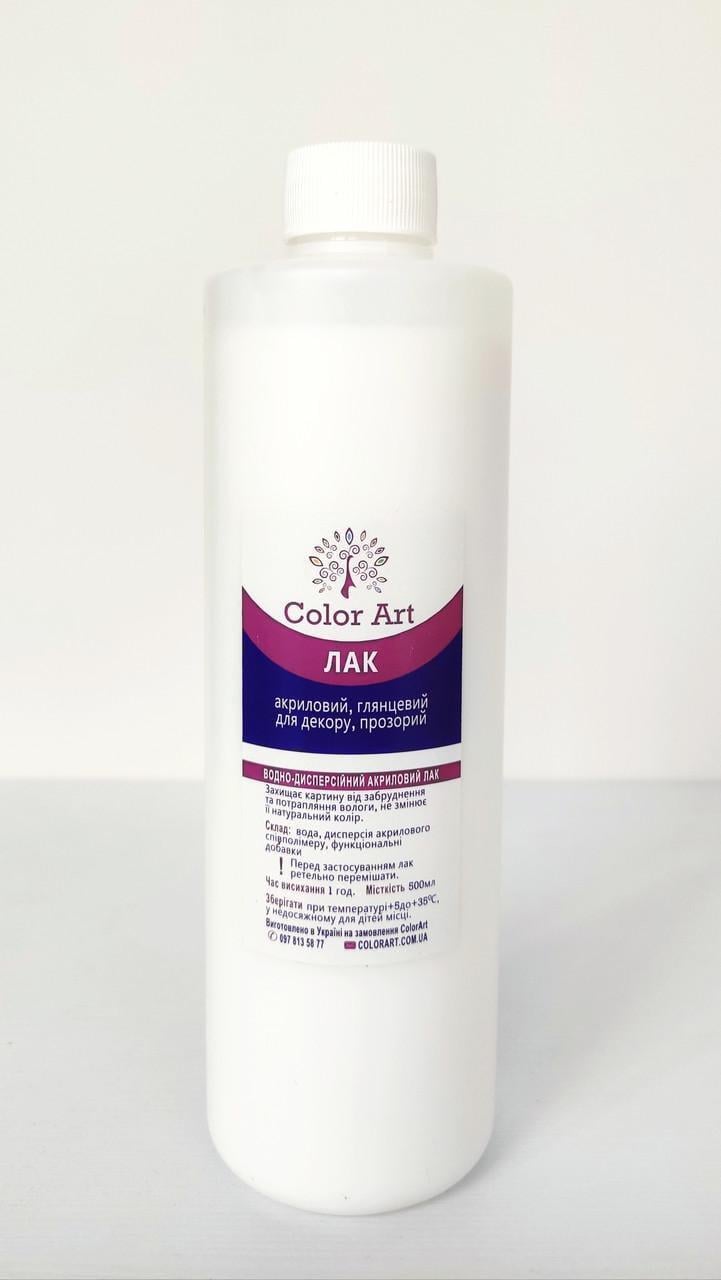 Лак акриловий глянсовий ColorArt 500 мл