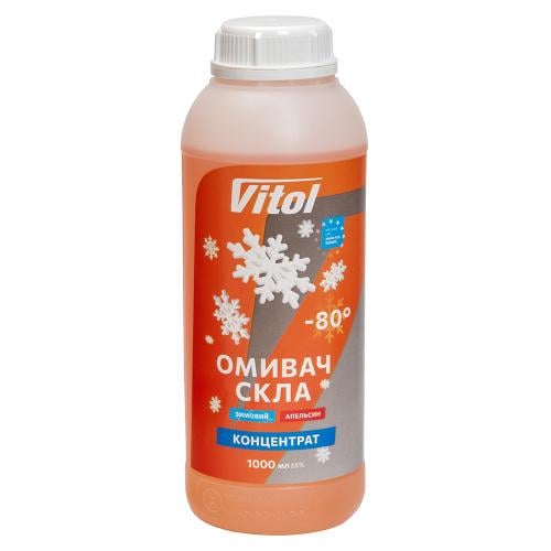 Омыватель стекла зимний концентрат Vitol "-80" Orange 1 л