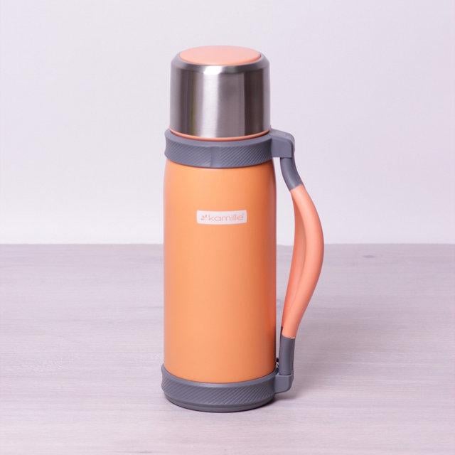 Термос Kamille Perfection з ремінцем та ручкою 1200 мл - фото 2 Термос Kamille Perfection з ремінцем та ручкою 1200 мл - фото 2