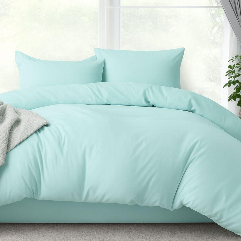 Комплект постельного белья полуторный IDEIA Tropical Dream подарочная упаковка Мятный (26700)