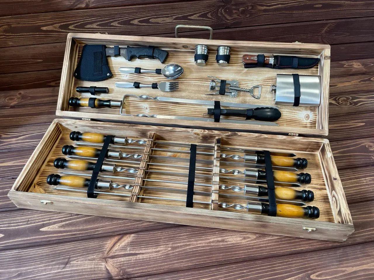 Набор шампуров FISHER-BOX №2 в кейсе (10613645)