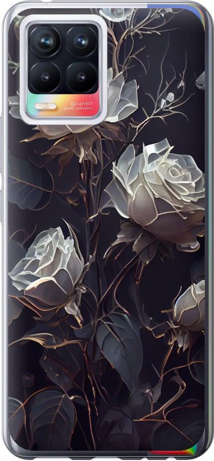 Чехол на Realme 8 Розы 2 (5550t-2303-42517) Чехол на Realme 8 Розы 2 (5550t-2303-42517)
