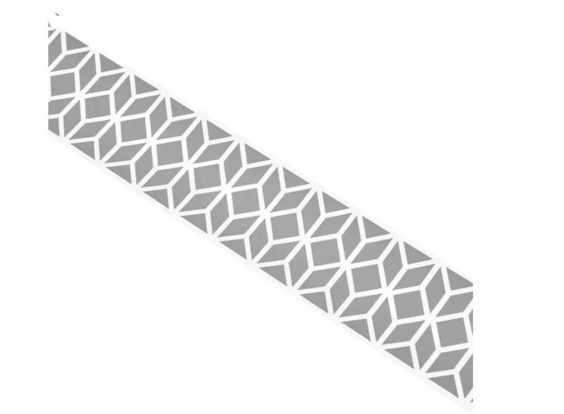 Светоотражающая лента 5 см x 1 м Серый (М00114)