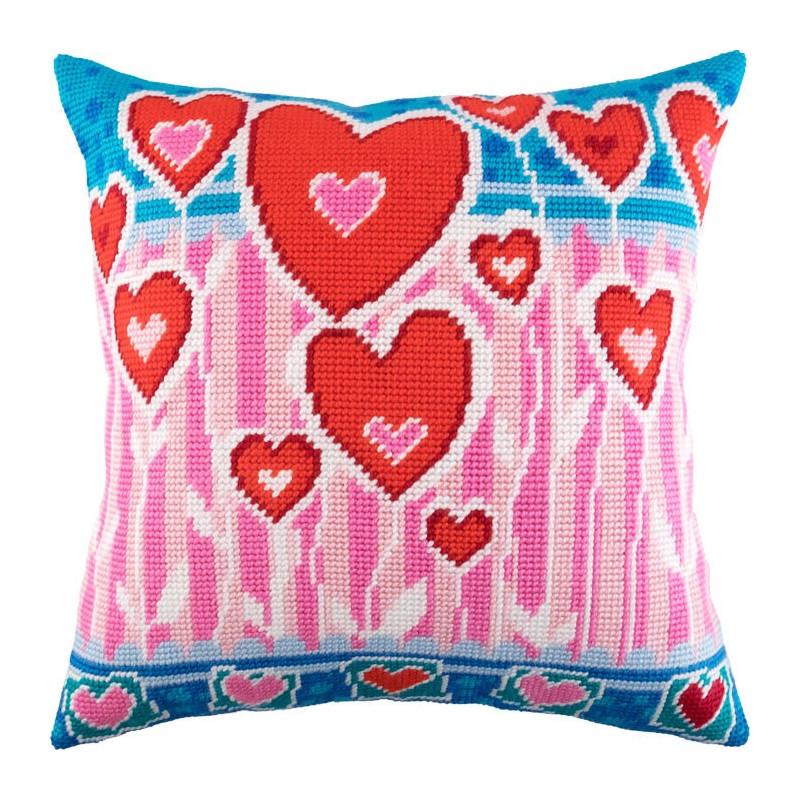 Набор для вышивания крестиком подушки Чарівниця V-177 Любовь (22304)