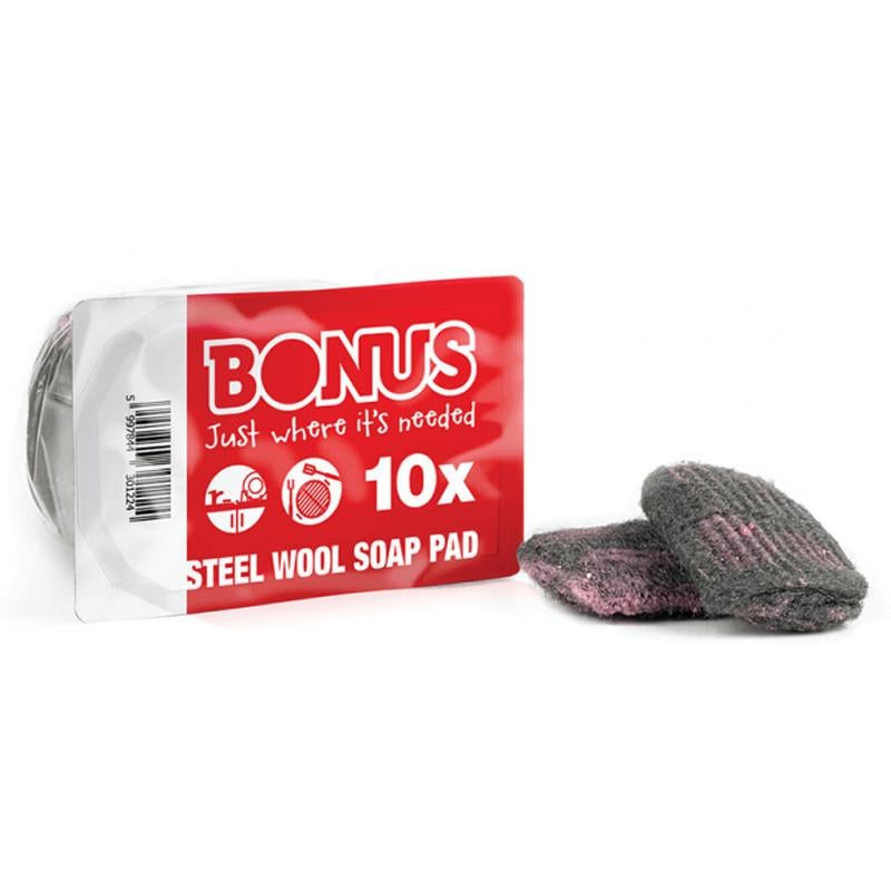Губка с мылом Bonus Soap filled pads 10 шт.