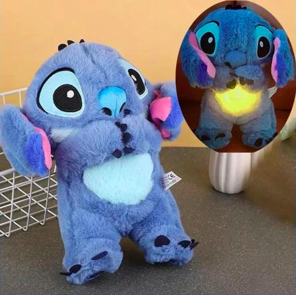 М'яка іграшка-нічник Стіч з музикою/світлом та ритмічним диханням (VP-634) - фото 5