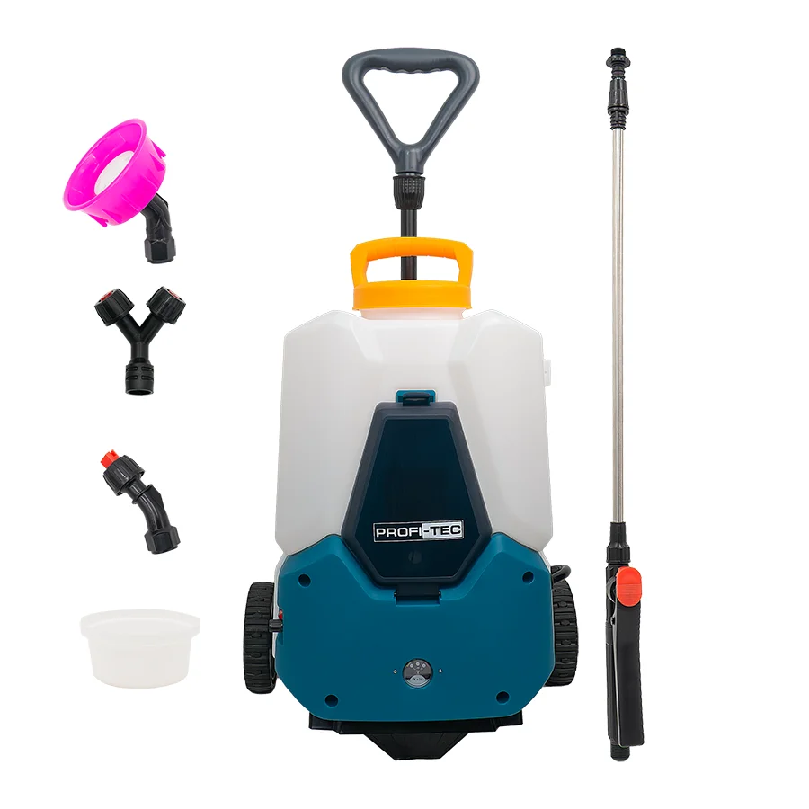 Обприскувач акумуляторний PROFI-TEC PS-20L/20V Wheel без акумулятора та зарядного пристрою (008035) Обприскувач акумуляторний PROFI-TEC PS-20L/20V Wheel без акумулятора та зарядного пристрою (008035)