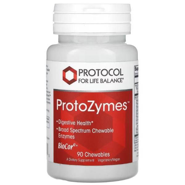 Ферменты мае Protocol for Life Balance ProtoZymes 90 Chewables (23712868)