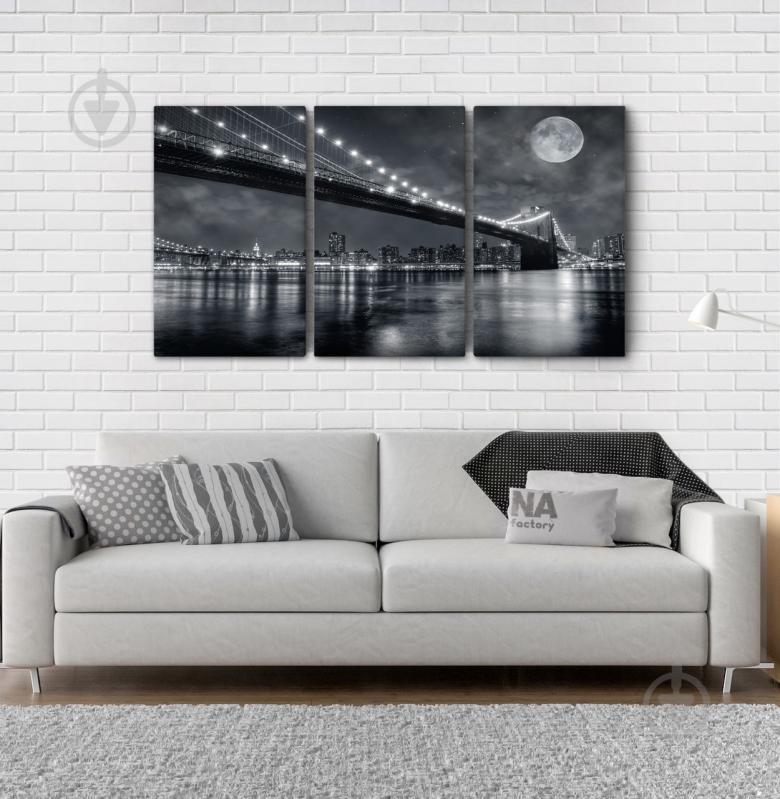 Модульна картина Poster-land Місяць Місто Art-22_3А