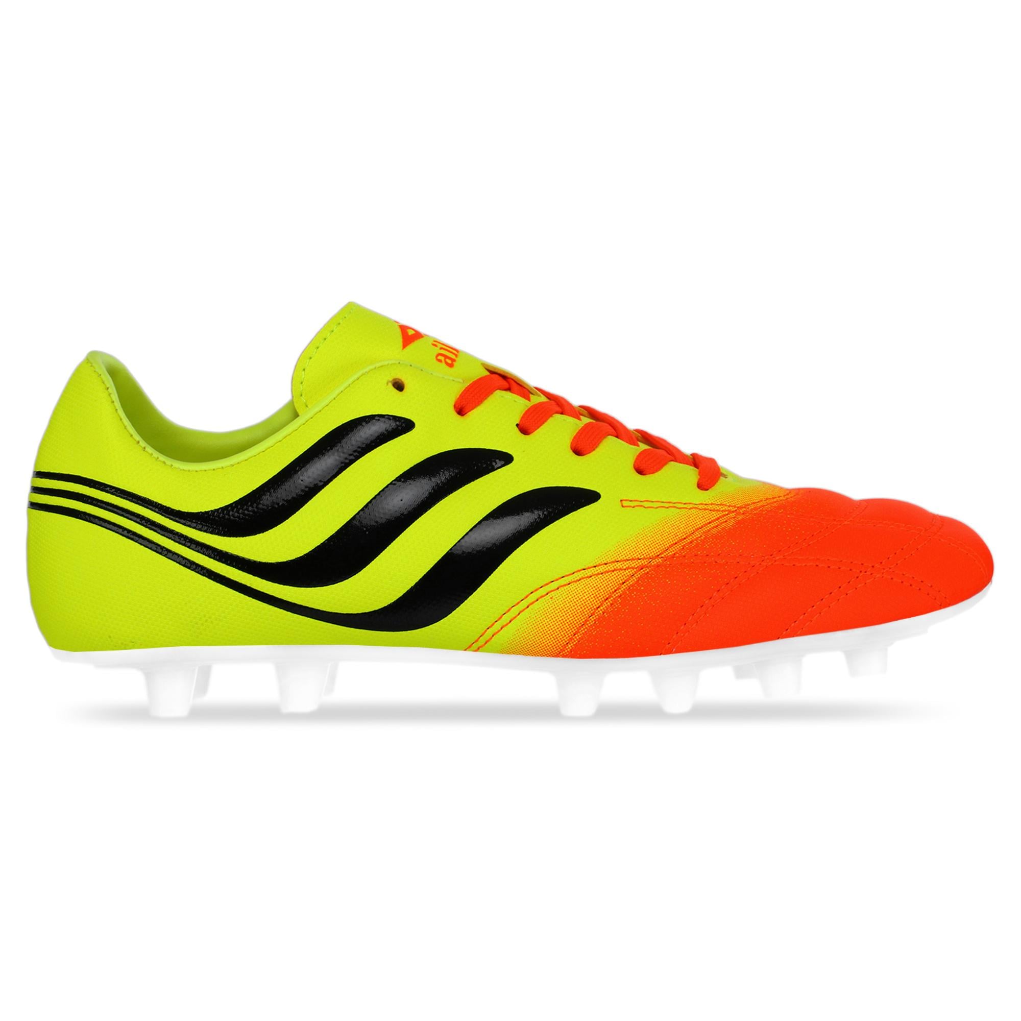 Бутсы футбольные Aikesa р. 42 Лимонный/Оранжевый (777-39-42 )