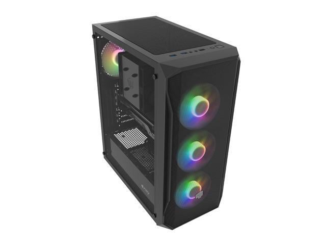 Корпус Fury Shobo SH4F RGB Чорний (NFO-2154)