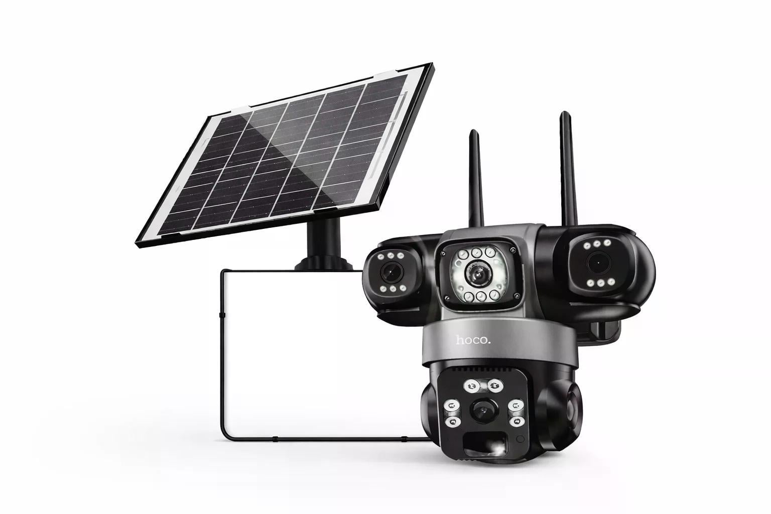 Камера внешняя Hoco DI95 Wi-Fi IP 2MP Full HD 1080P поворотная 355° с датчиком движения и ночным видением (35614740)