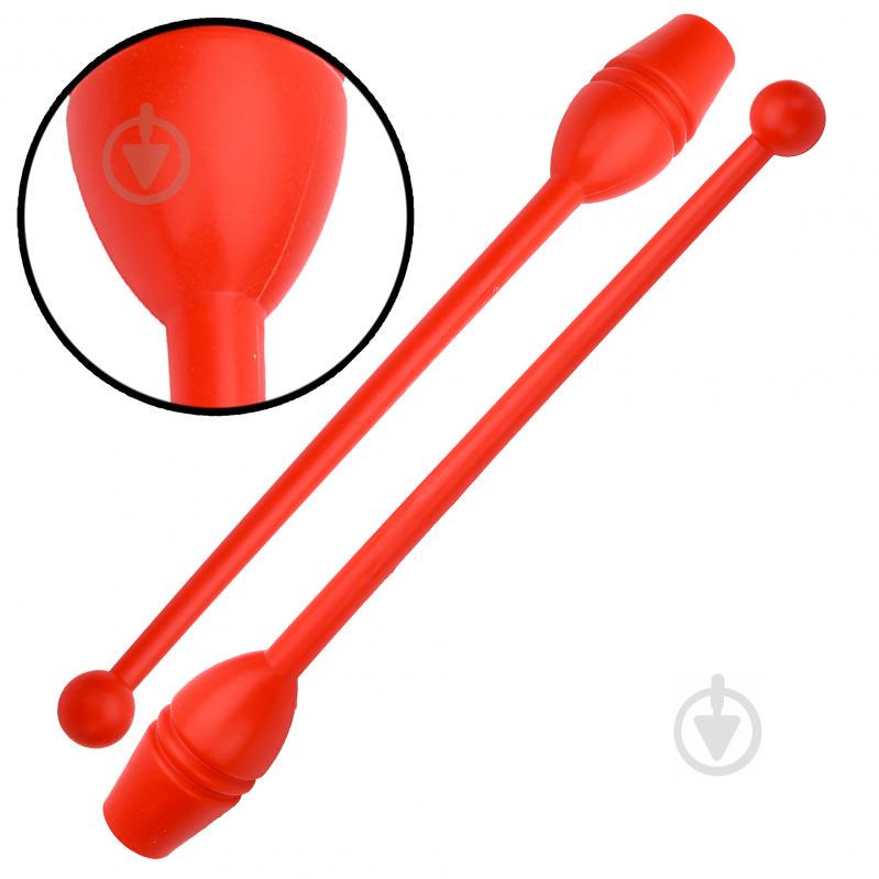 Булавы для художественной гимнастики 35см Lingo GM-4435 Красный