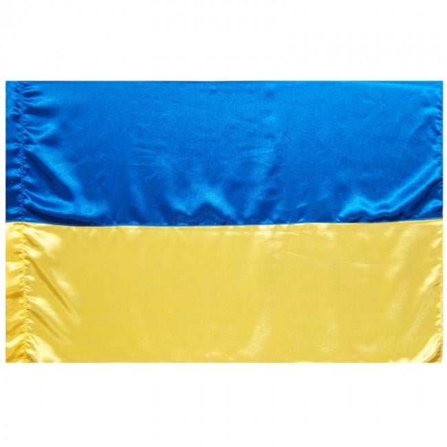 Прапор України П-5А 70x105 см атлас