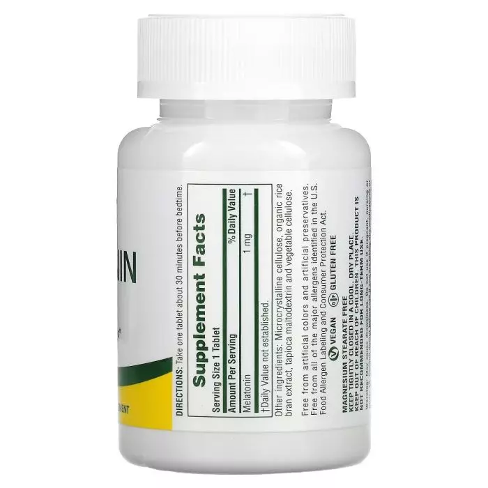 Мелатонін швидкодіючий Natures Plus Fast Acting Melatonin 1 мг 90 таблеток (NTP47624) - фото 2