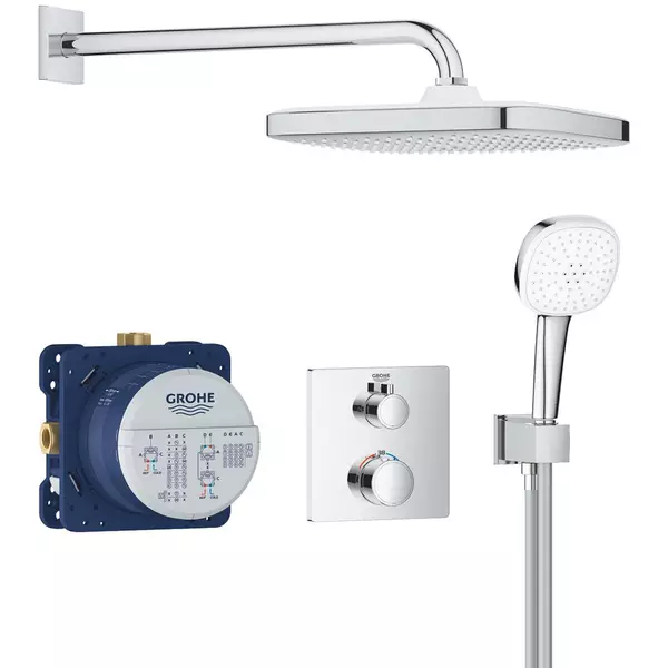 Душевая система скрытого монтажа Grohe Grohtherm 34871000 с термостатом (35624065)