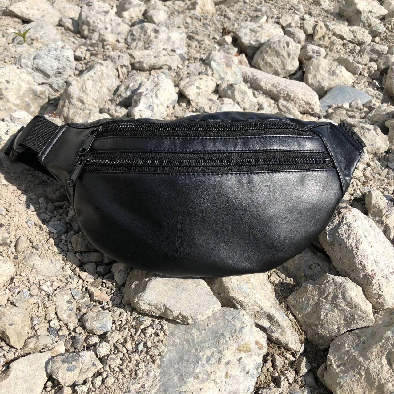 Сумка на пояс из эко-кожи Черный - фото 22 Сумка на пояс из эко-кожи Черный - фото 22