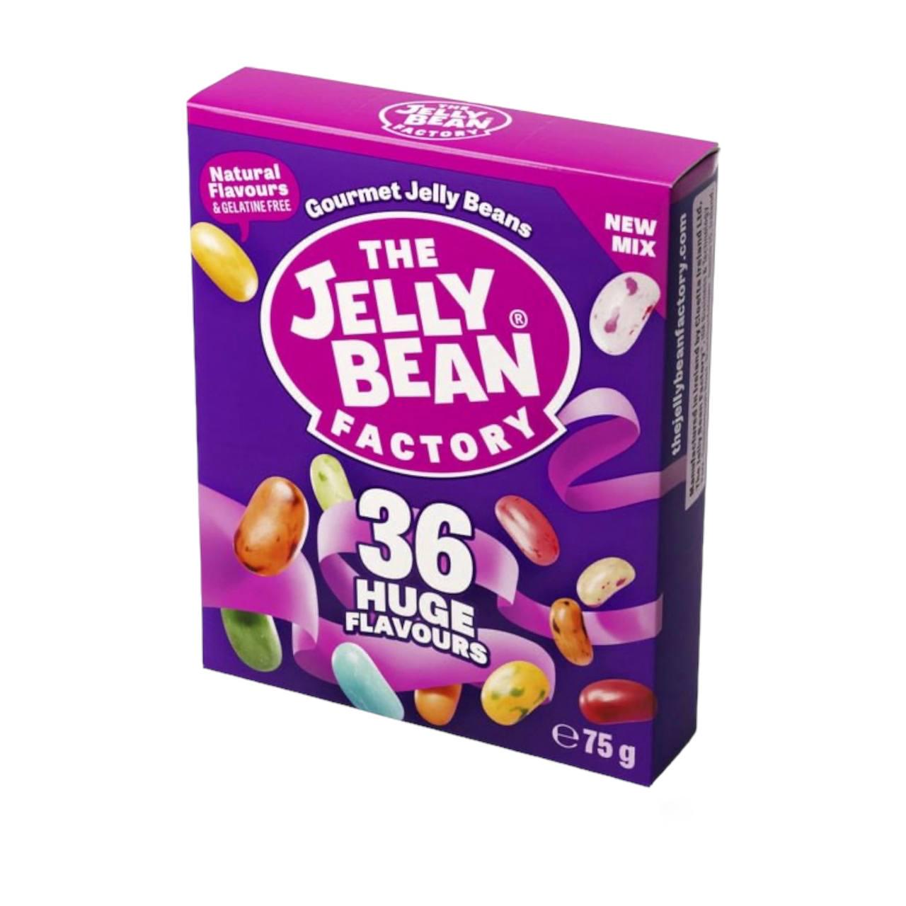 Цукерки жувальні Jelly Bean Factory Желейні боби 75 г 36 смаків (14017557)