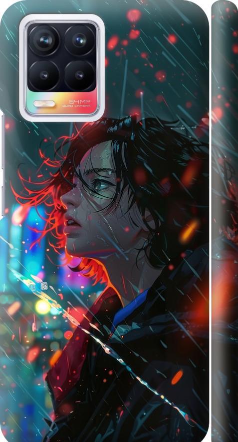 Чехол на Realme 8 Ночные огни (6096m-2303-42517)