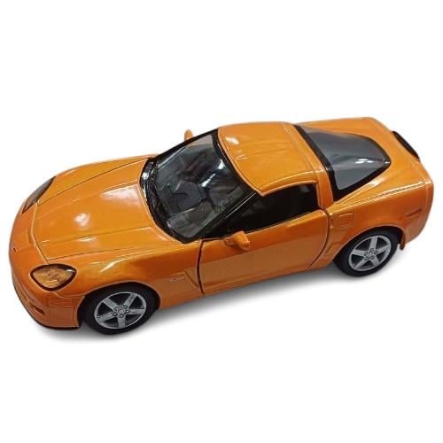 Машинка Kinsmart Chevrolet Corvette 2021 помаранчевий (KT5457W)