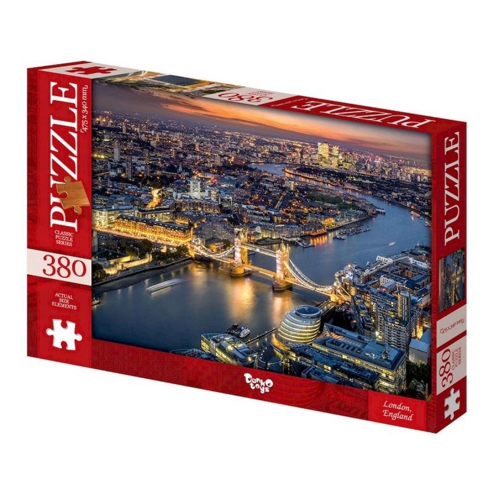 Пазлы Danko Toys классические Лондон Англия 380 эл. Красный (IP-177-P-1203)