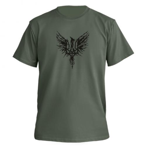 Футболка мужская Owi Premium Украинский Герб Феникс M Хаки (15013303-23-165022-M)