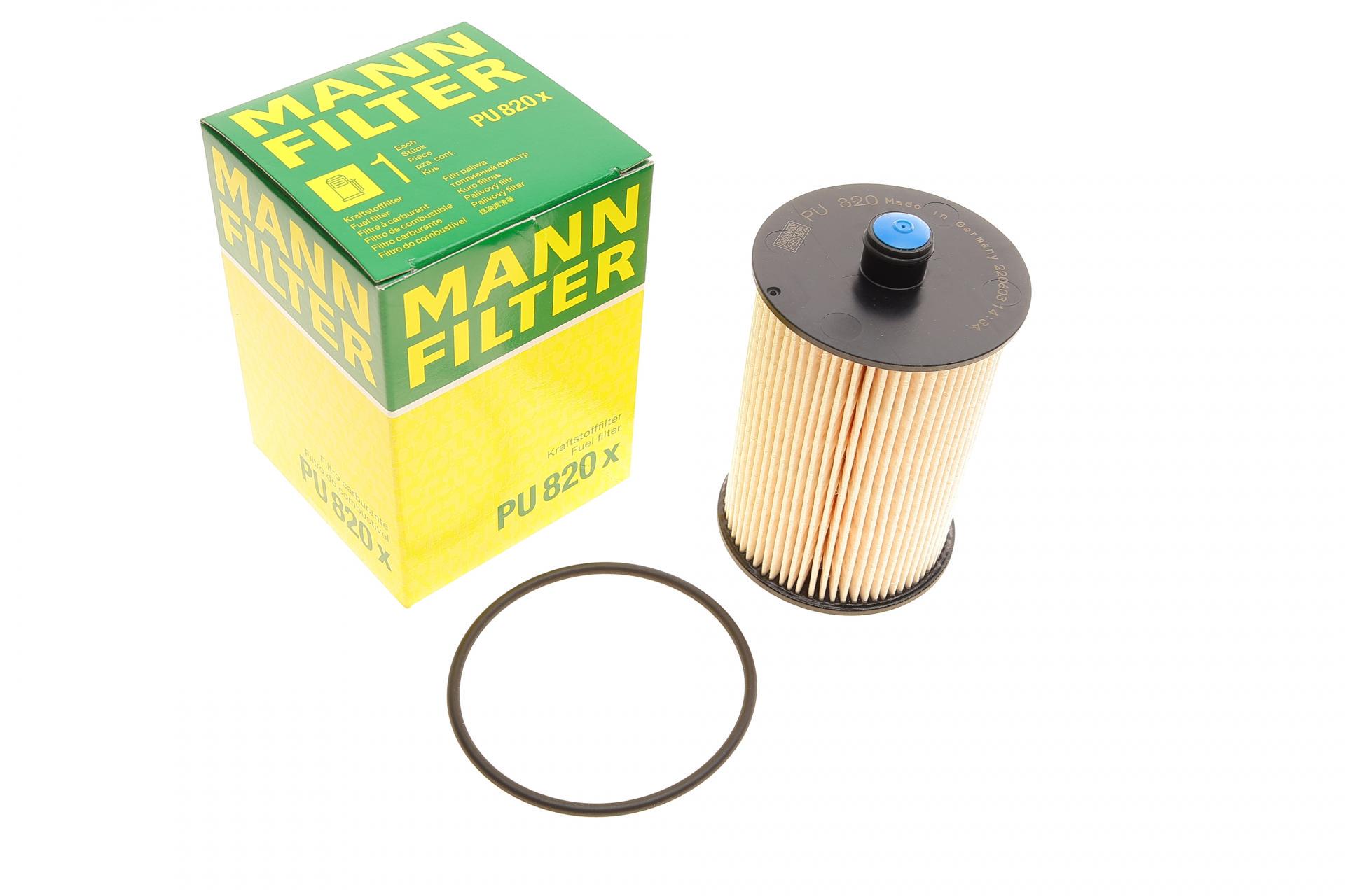 Фильтр топливный Mann-Filter для VW LT 2,8 TDI 116kw 01-06- (PU 820 X)
