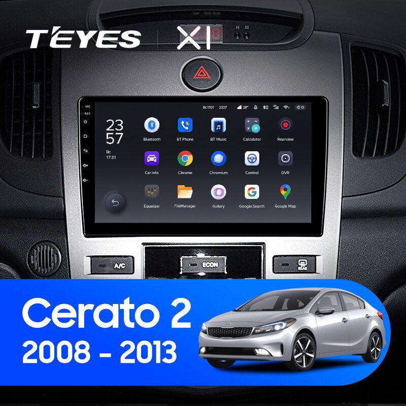 Автомагнітола штатна Teyes X1 2/32 GB для Kia Cerato 2 TD B 2008-2013 9" (AR-58496) - фото 3