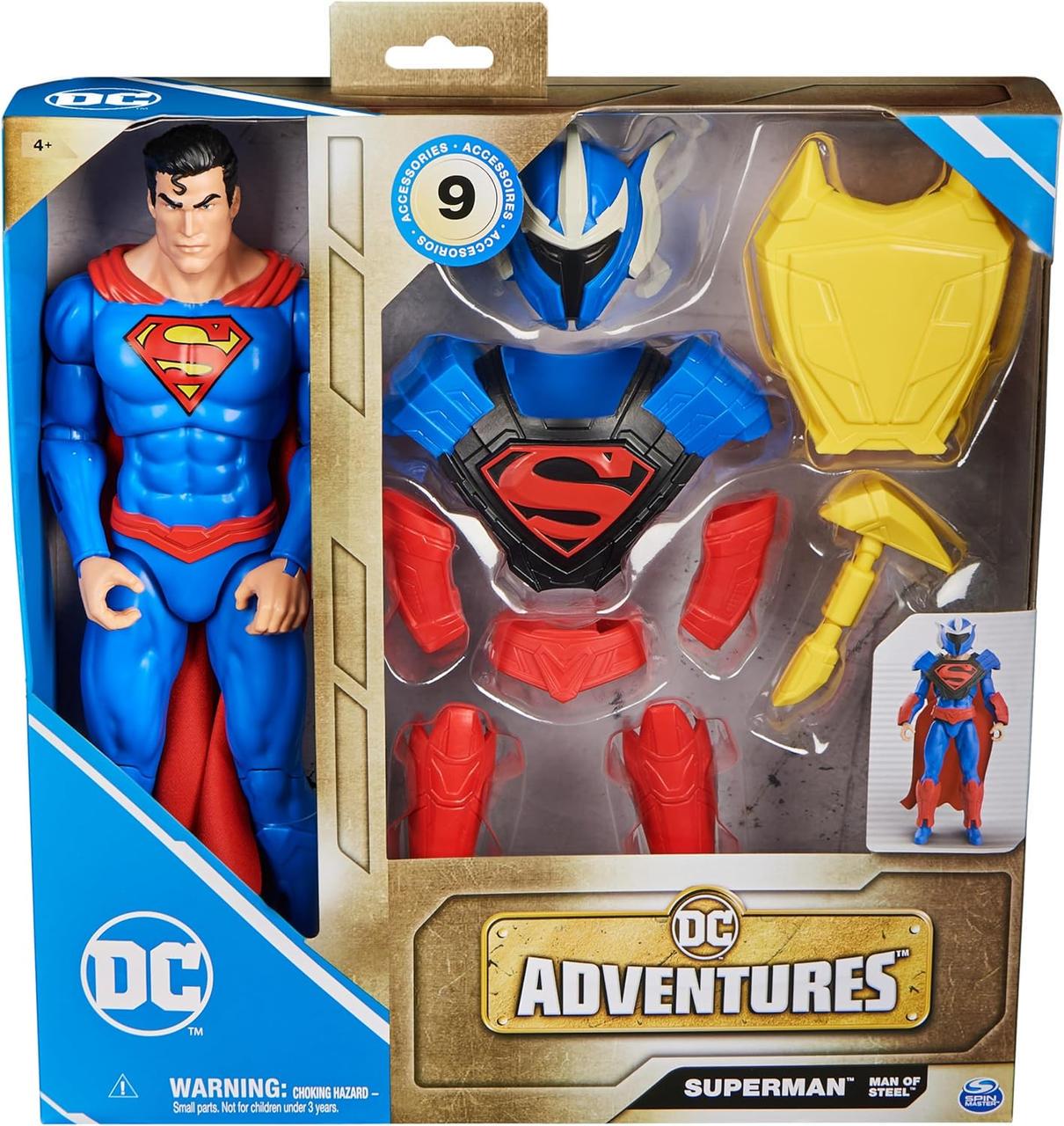 Игровая фигурка Spin Master DC Comics Супермен Человек из стали 30 см с комплектом брони (6067957) Игровая фигурка Spin Master DC Comics Супермен Человек из стали 30 см с комплектом брони (6067957)