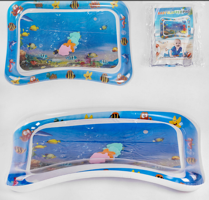 Развивающий коврик водный C 52306 с фигурками морских обитателей 69х51х8 см (OR00001325) - фото 3