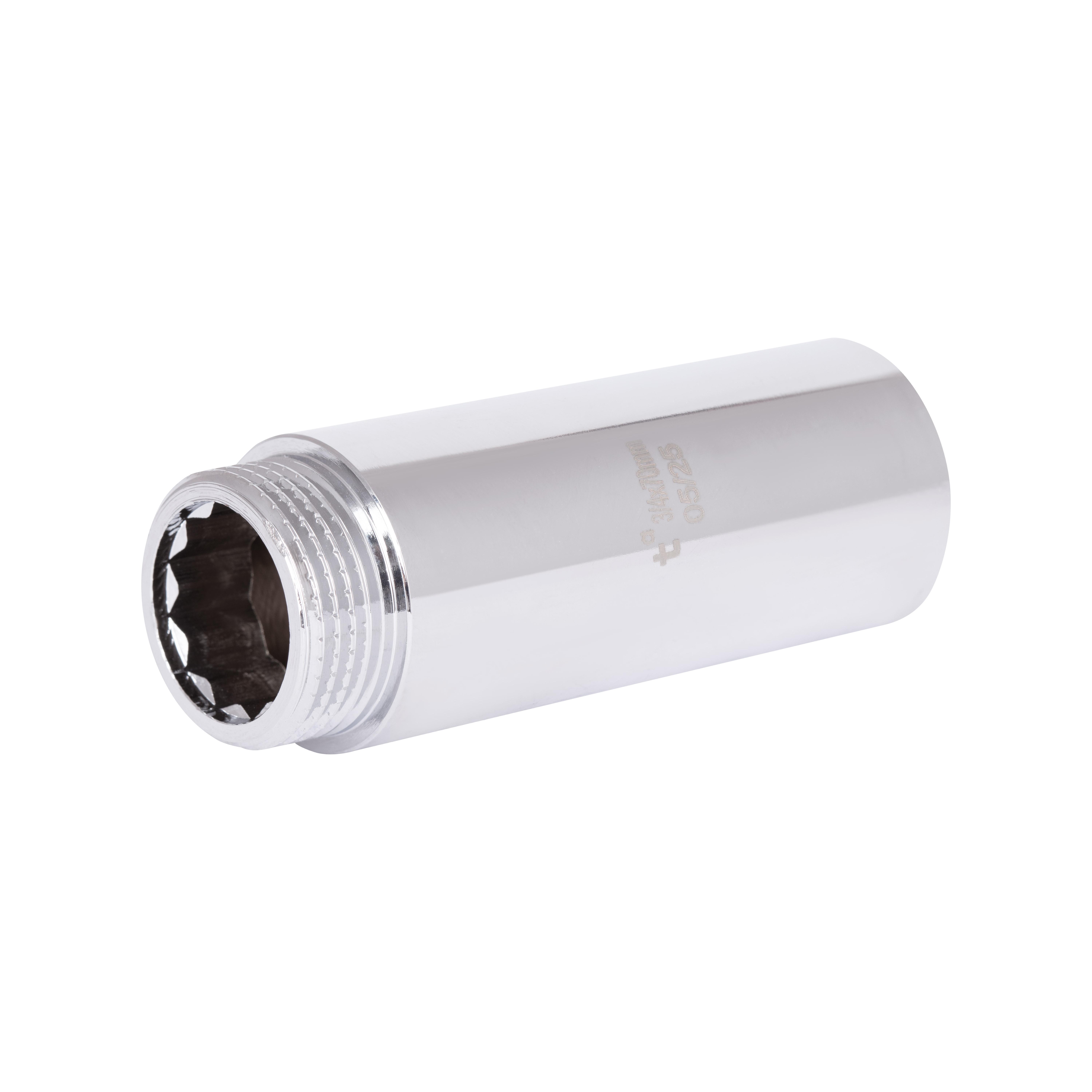 Удлинитель хромированный Thermo Alliance Standart 3/4" ВЗ 70 мм для труб (SD1302070) Удлинитель хромированный Thermo Alliance Standart 3/4" ВЗ 70 мм для труб (SD1302070)