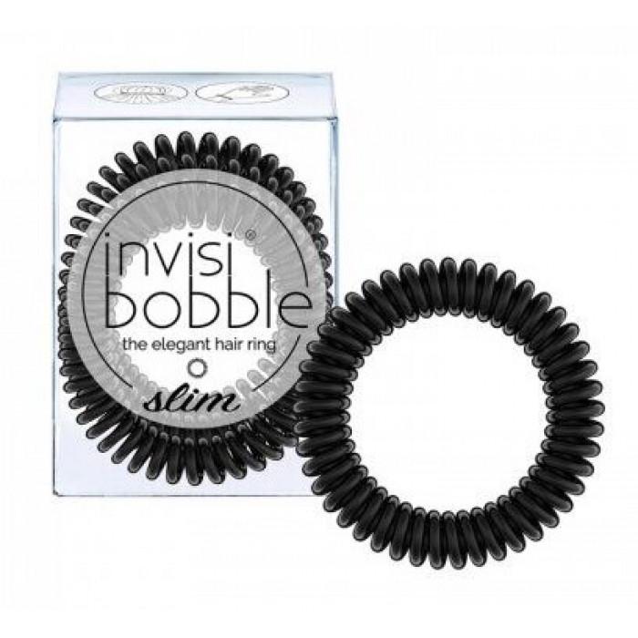 Резинка-браслет для волосся Invisibobble Slim True Black 3 шт. (1459041037)