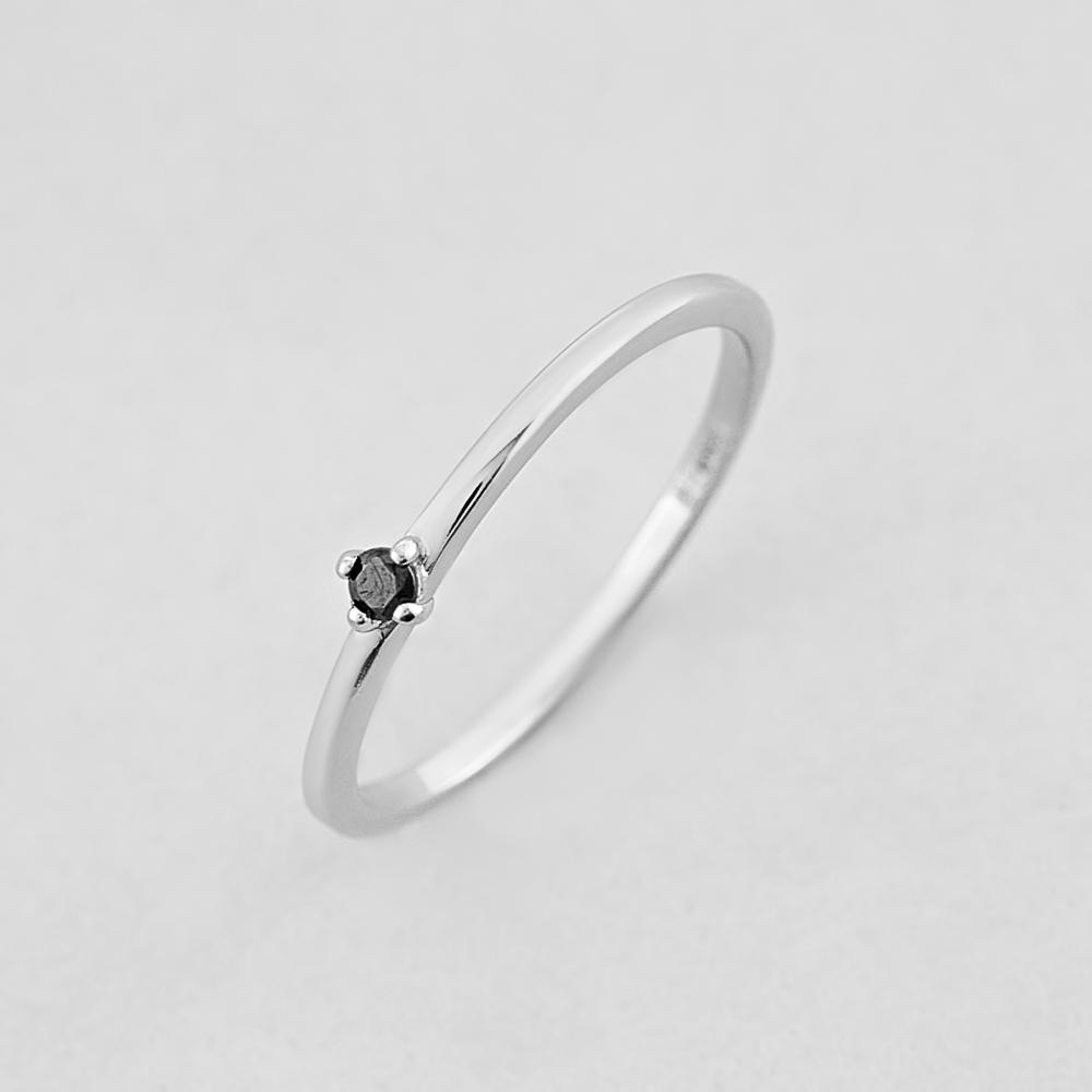 Серебряное кольцо Minimal Акварель р. 19 (17094)