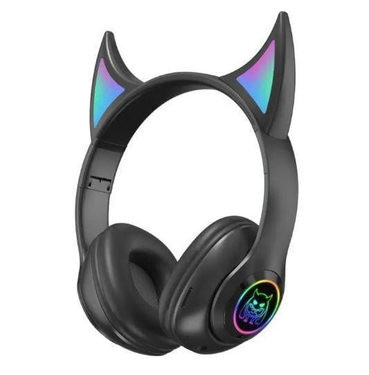 Наушники Cat STN-25 с ушками Bluetooth Черный (10919116)