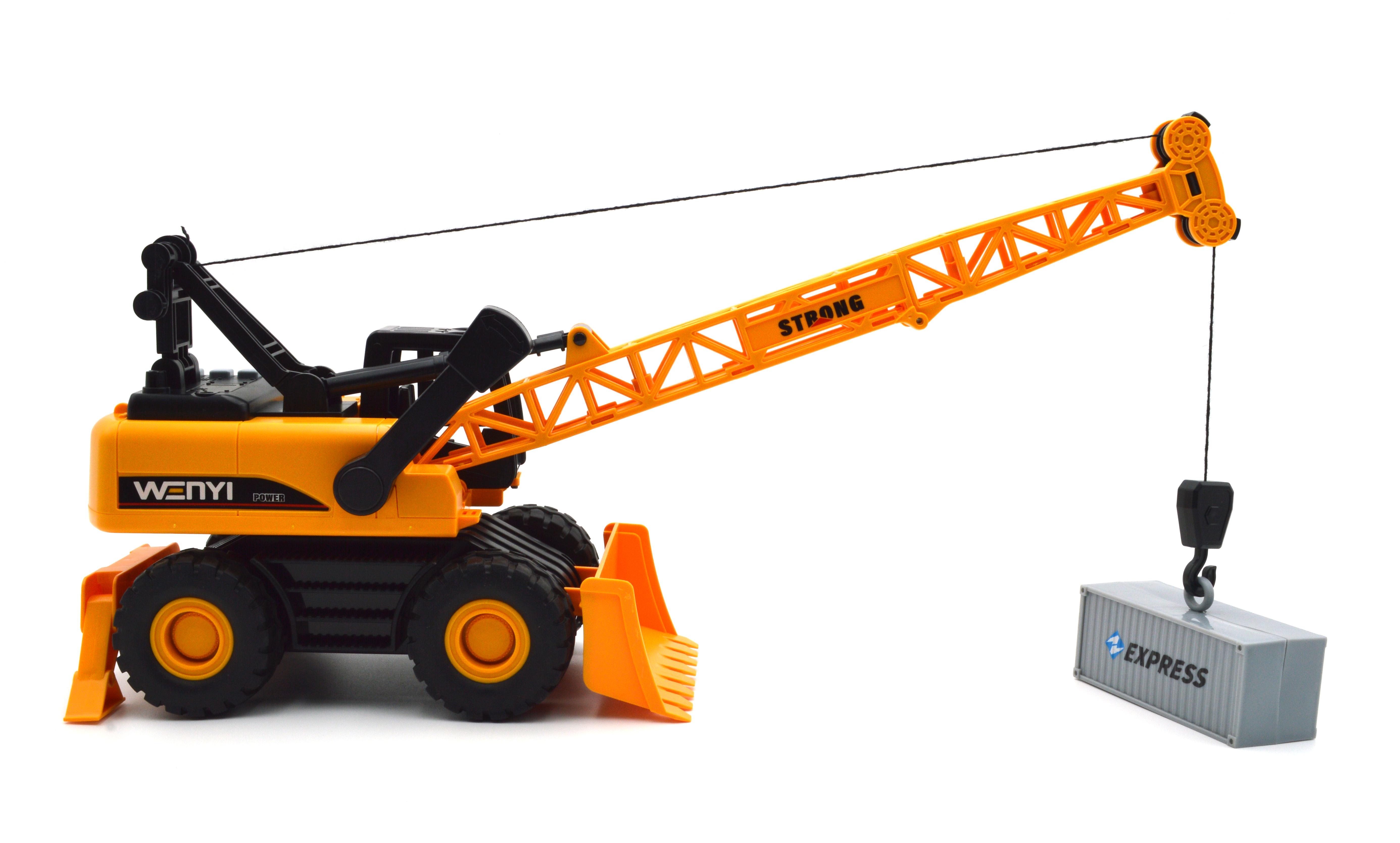 Підйомний кран WY1140A колісний/інерція/звук/світло (30358024) - фото 5 Підйомний кран WY1140A колісний/інерція/звук/світло (30358024) - фото 5