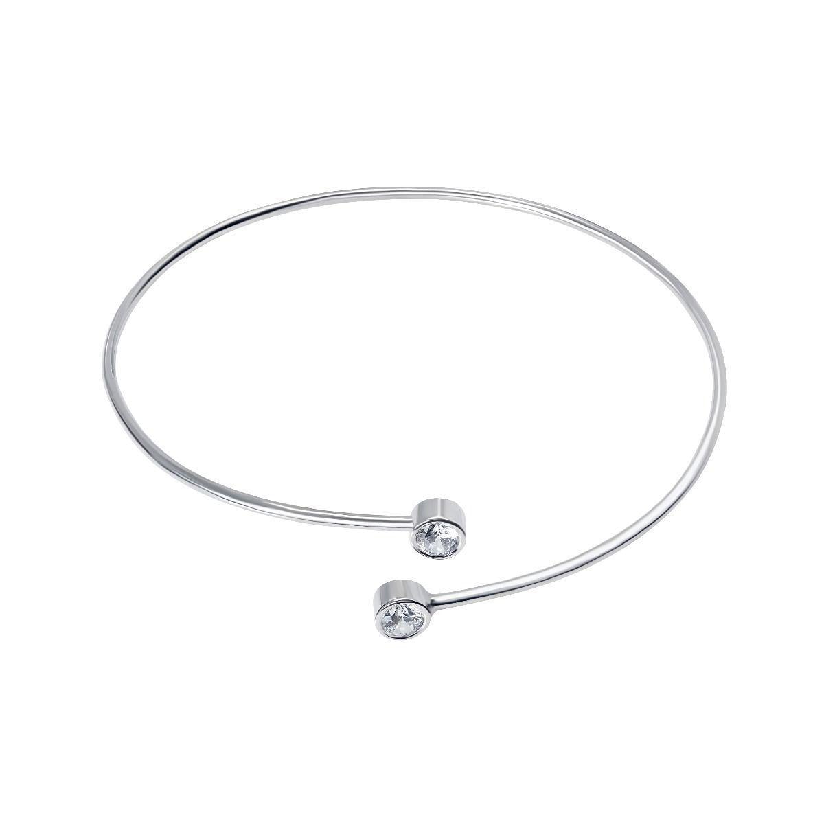 Браслет женский серебряный Dewdrop Open Cuff 925° (33821090)