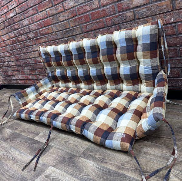 Подушка с бортами Сomfort Home на поддоны/качели/каркасы/садовую мебель Cube 100х50х50х20 см Подушка с бортами Сomfort Home на поддоны/качели/каркасы/садовую мебель Cube 100х50х50х20 см