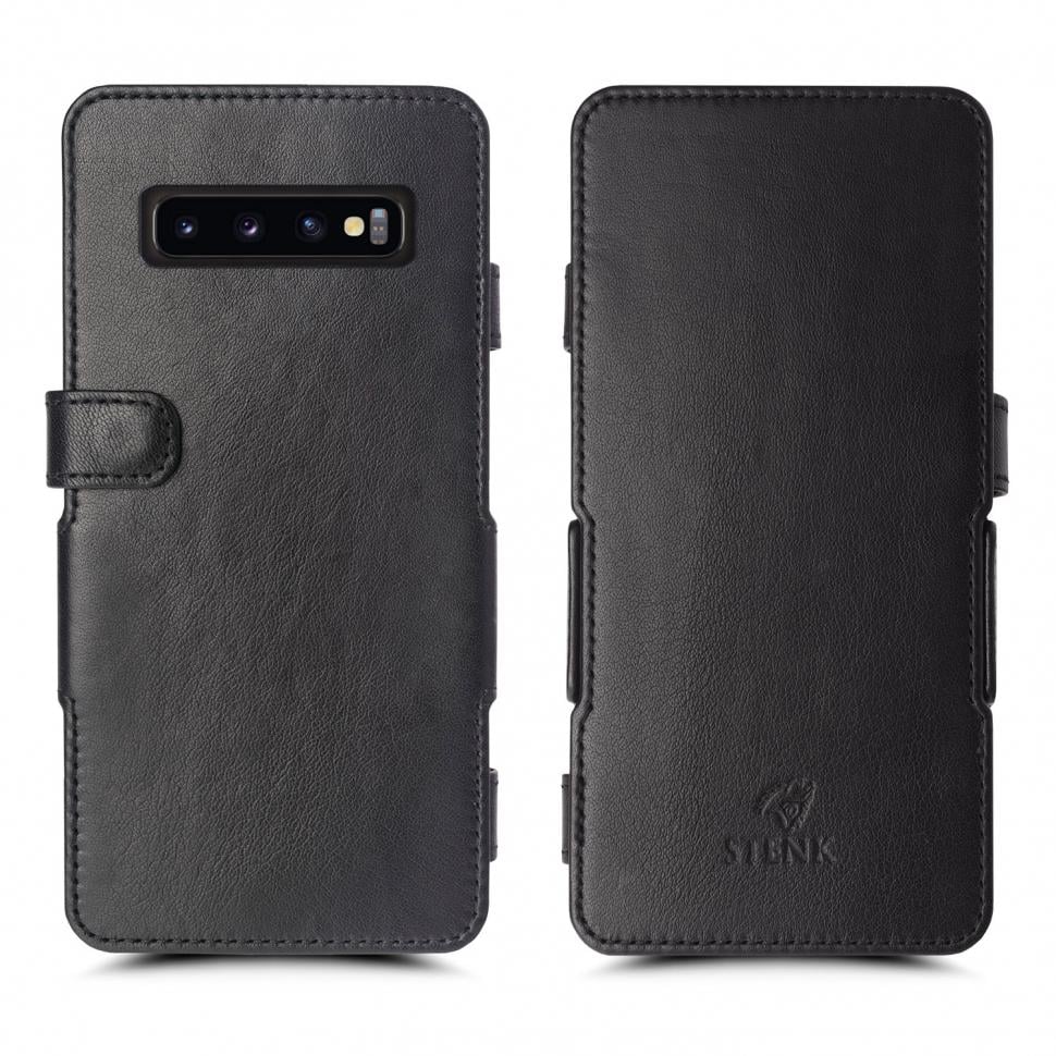 Чехол книжка Stenk Prime для Samsung Galaxy S10 Plus Черный (63511)