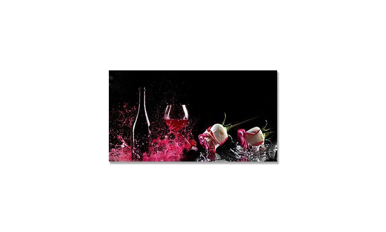 Наклейка виниловая на стол Zatarga Брызги вина 650х1200 мм (1283915265)