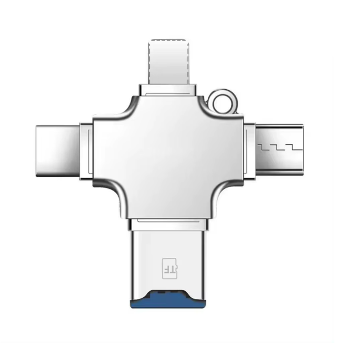 Флешка для айфона Адаптер iPhone Extreme Pro 32Gb USB 3.0 iOS Micro Type-C Apple Lightning 4в1