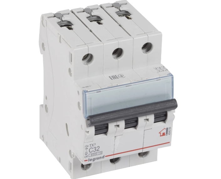 Автоматический выключатель LeGrand TX3 3P 32A C 6kA (34522880)