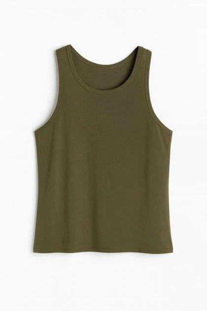 Майка H&M 1256501 M Хаки