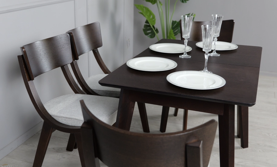 Стол раскладной Милан из массива дерева 1100/1400x700x750 мм Орех (2147484284) - фото 9 Стол раскладной Милан из массива дерева 1100/1400x700x750 мм Орех (2147484284) - фото 9