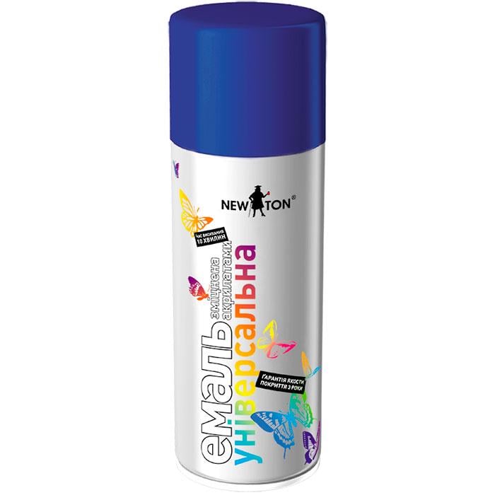 Краска аэрозольная New Ton RAL 5002 150 мл Синий (58114) Краска аэрозольная New Ton RAL 5002 150 мл Синий (58114)