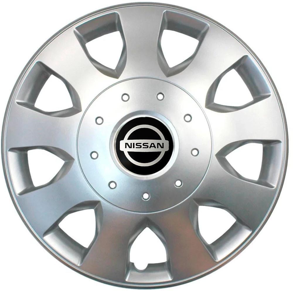 Колпаки SJS R16 с логотипом Nissan 400 4 шт. Серебристый (2654561563)