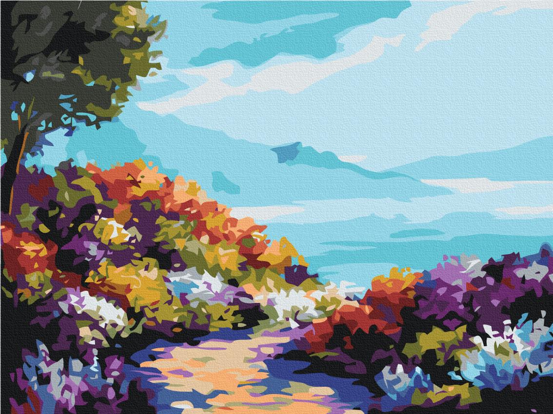 Картина по номерам Brushme Цветы у моря 30x40 см (RBS1006)