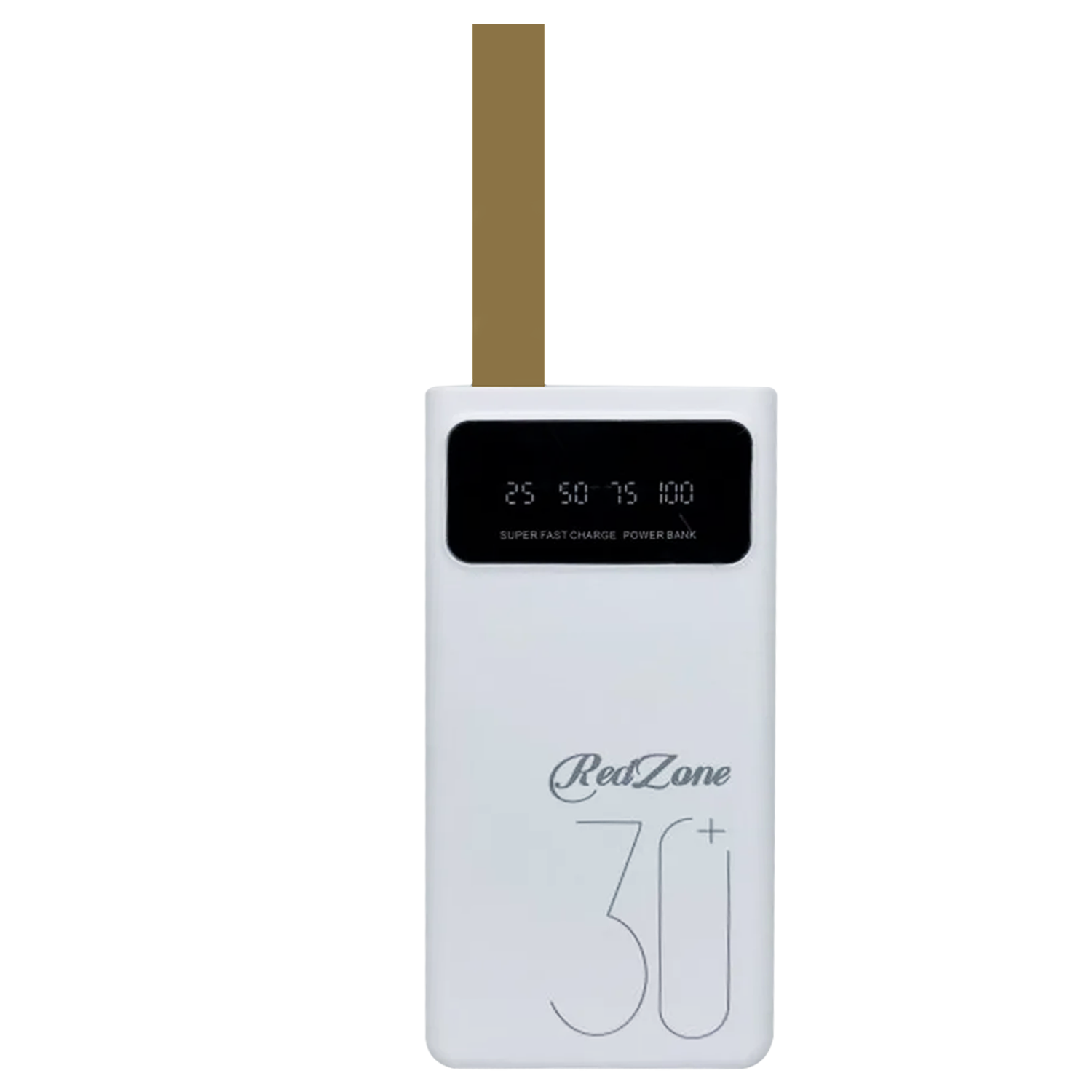 Повербанк Red Zone 30000 mAh с индикацией заряда и фонариком 2хUSB/MicroUSB/Type-C Белый Повербанк Red Zone 30000 mAh с индикацией заряда и фонариком 2хUSB/MicroUSB/Type-C Белый