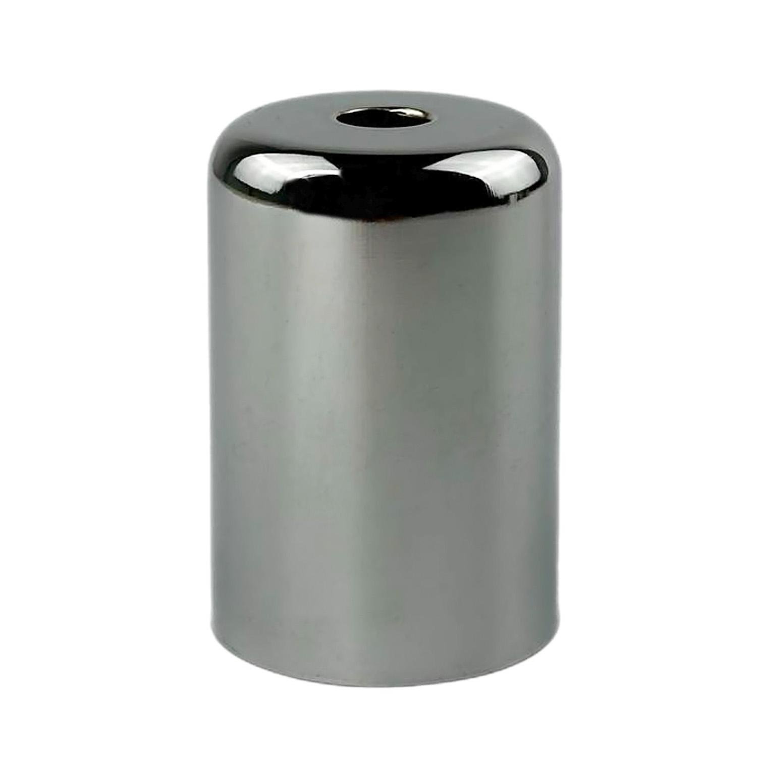 Накладка металлическая на патрон Е27 Хром